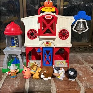 Fisher-Price Animal Barn with animals